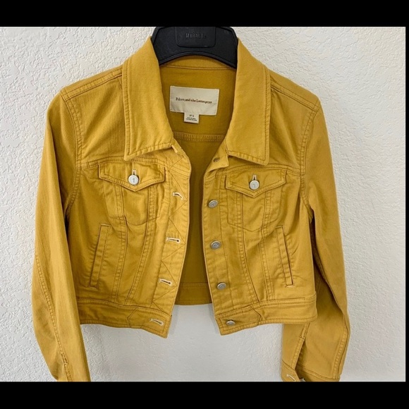 Pilcro and the letterpress yellow denim jacket - Picture 3 of 13